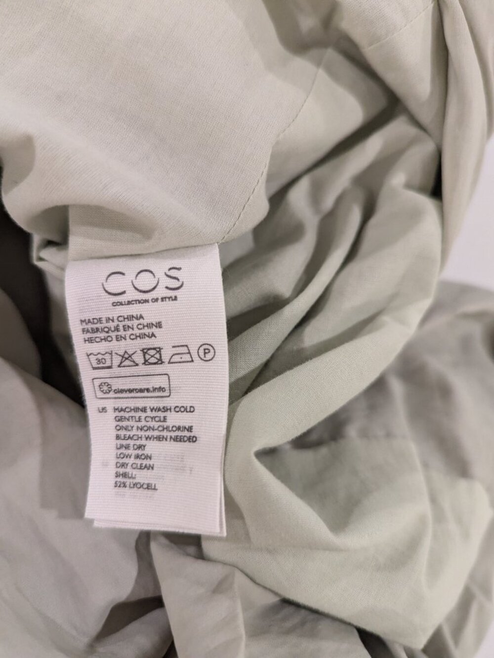 COS Bubble Hem Dress | Size 6 | Lyocell Blend | Architectural Cocoon - Picture 6 of 7